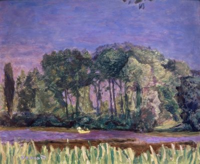 Banks of the Seine. Artist: Pierre Bonnard. Location: Museum of Modern Art of the City of Paris, France by Pierre Bonnard
